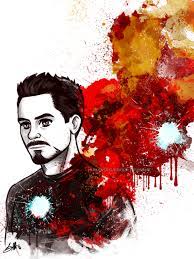 Tony Stark Art By Humansrsuperior Vingadores Desenho