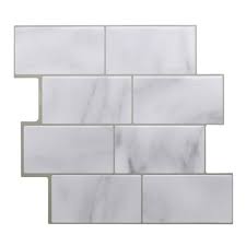 Idéal pour changer la décoration de vos vieux meubles de cuisine ou de salle de bain. 3d Auto Adhesif Mosaique Carrelage Mural Autocollant Marbre Blanc Style Metro Autocollant Mural Decoration De Cuisine A La Maison Achat Vente Papier Peint Wall Sticker Cdiscount