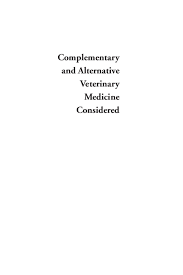 pdf complementary and alternative veterinary medicine