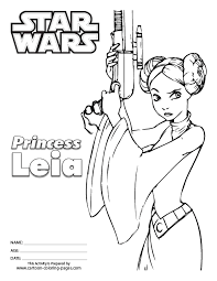 Return of the jedi, luke asks leia if she remembers her real mother. Princess Leia Free Coloring Pages On Masivy World Coloring Home