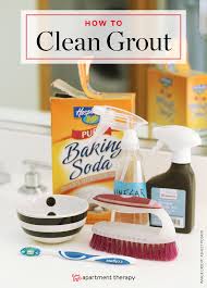 With baking soda, you can effectively remove dirt and mold stains without having to hire a professional. How To Clean Grout In The Shower Bathroom Apartment Therapy