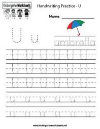 Letter U Writing Practice Worksheet Preschool Letters Tracing Worksheets Writing Worksheets