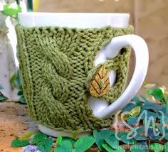 Keep your hands warm this winter and prevent cups from being too hold to handle by knitting. Button Up Your Cup New And Improved Simply Notable
