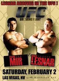 Frank mir defeats brock lesnar via submission at 1:30 of round 1. Frank Mir Vs Brock Lesnar I Ufc 81 Mma Bout Tapology