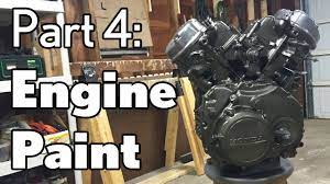 Engine Paint Honda Cx500 Moto Fugazi Build Part 4 Honda Cx500 Cx500 Cafe Racer Engineering