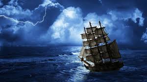 1366x768 Ghost Ship Row Sea Wallpaper Ghost Ship Wallpaper Pictures Pictures