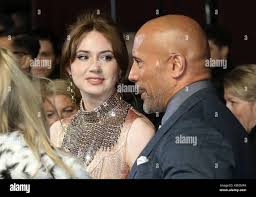 London, UK. 7th December, 2017. Dwayne Johnson, Karen Gillan, Jumanji:  Welcome to the Jungle