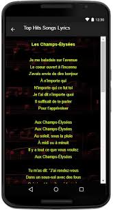 Je m'baladais sur l'avenue le cœur ouvert à l'inconnu j'avais envie de dire bonjour à n'importe qui n'importe qui et ce fut toi, je t'ai dit n'importe quoi il suffisait de te parler, pour t'apprivoiser Joe Dassin Song Lyrics For Android Apk Download