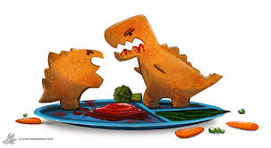 New users enjoy 60% off. Day 853 Dinosaur Nuggets Cute Drawings Cute Animal Drawings Daily Painting