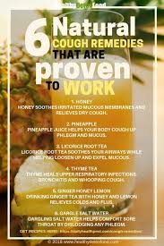 6 Natural Cough Remedies That Are Proven To Work Healthy Detox Food Natural Cough Remedies Cough Remedies Natural Remedies