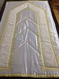 Saten Dantel Nisan Damat Seccade Namazlik Seccade Nisan Dantel
