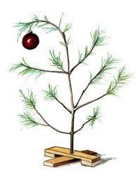 Watercolor Charlie Brown Tree Christmas Tree Art Watercolor Christmas Cards