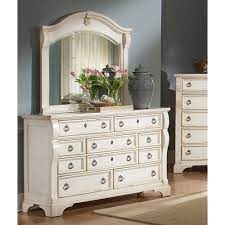 American Woodcrafters Heirloom 10 Drawer Dresser Antique White Shabby Chic Dresser Shabby Chic Bedrooms Furniture