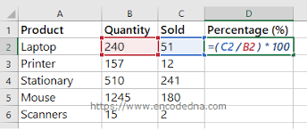 Check spelling or type a new query. Formula To Calculate Sales Percentage In Excel