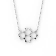 pyrene necklace - science jewelry - environmentalists – sciencejewelry1824