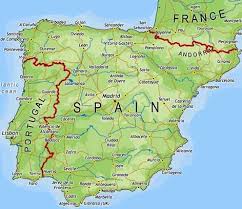 Spain map and satellite image. 17 Maps Ideas Spain Map Of Spain Map