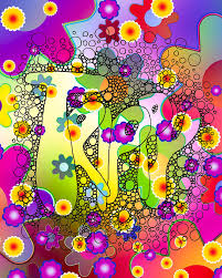Hippie trippy facebook cover photos. Trippy Hippie Psychedelic Digital Art By Diane Palmer