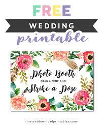 Soda pop free printable wedding invites. Free Printable Wedding Sign Watercolor Flowers Photo Booth Instant Download Style 10 5x7 Instant Download Printables