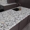 AbaBoorty 205"X15.8" Dirty Grey Terrazzo Contact Paper Glossy ...
