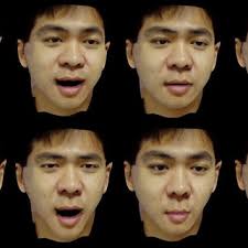 Synthetic subtle facial expressions of joy, sadness, anger, fear, and...