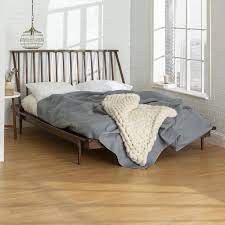 See more ideas about bedroom inspirations, bedroom decor, decor. Manor Park Boho Mid Century Modern Wood Queen Spindle Bed Multiple Finishes Walmart Canada