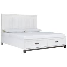 Maybe you would like to learn more about one of these? Signature Design By Ashley Brynburg Contemporary Queen Panel Bed With Footboard Drawers Conlin S Furniture Platform Beds Low Profile Beds