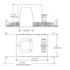 4 Led Recessed Lighting Air Tight Ic Rated Housing