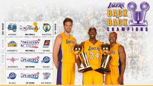 The los angeles lakers are an american professional basketball team based in los angeles, california that competes in the national basketball association (nba). Back To Back Champions Los Angeles Lakers