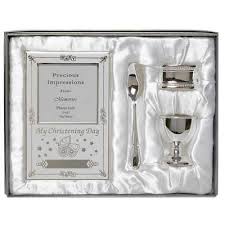 Take a look at these heartfelt christening gift ideas, including several personalized picks from online. Silver Plated Christening Gift Set Godparent Gift Baby Gifts Ireland
