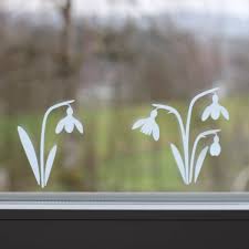 Schneeglockchen Aus Adhasionsfolie Plotterfreebie Kugelig Com Fenster Kunst Schneeglockchen Fensterbilder Fruhling