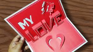 See more ideas about anniversary cards, diy anniversary cards, cards. Diy Valentines Day Pop Up Card Anniversary Cards Gift Idea Handmade Greeting Card Ideas