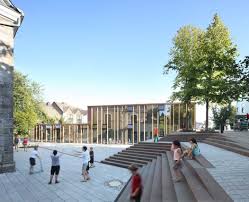 Architekten Stein Hemmes Wirtz Neue Mitte Mettmann Neubau Eines Ev Gemeindezentrum Platz Kirche Neue Mitte Gemeinde Neubau