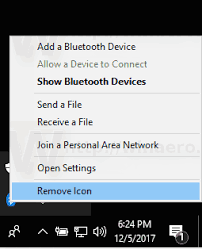 Another thing that may result in the bluetooth icon not showing up in the taskbar is accidentally removing it, or in some cases, airplane mode is enabled. How To Add Or Remove Bluetooth Taskbar Icon In Windows 10