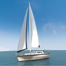 Sail Boat 3d Model Model Sailboat Boat Sailing