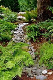 30 Great Rain Garden Landscaping Design Ideas Create A Slightly Deep Path Using Stones In 2020 Rock Garden Landscaping Landscaping With Rocks River Rock Landscaping