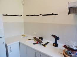 Building A Custom Floating Shelf Custom Floating Shelves Floating Shelves Ikea Floating Shelves Our microwave is a ge spacesaver and only needs 12 depth. building a custom floating shelf