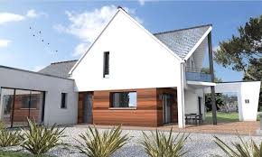 Maison Toit Double Pente Et Toit Plat La Chapelle Sur Erdre Depreux Construction Toit Plat Maison Modele Maison