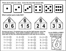 Number Bonds To 6 Free Math Worksheets Easy Math Activities Free Math Math Worksheets