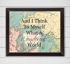 And I Think To Myself What A Wonderful Travel Christmas Gift Etsy Art Christmas Gifts Christmas Travel Travel Christmas Gifts