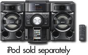 Best Buy Sony Mhc Ec69i Mini Hi Fi Shelf System With Integrated Ipod Dock 100 Watts Stereo Mhc Ec69i
