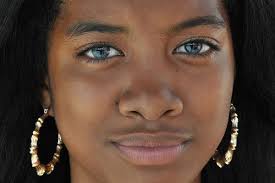Black And Blue Eyes Pin By Jessie On Eyes People With Blue Eyes Beautiful Dark Skin Light Eyes