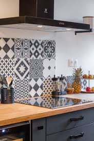 Carrelage Sol Mur Forte Effet Carreau De Ciment Noir Blanc Gatsby L 20xl 20 Cm Au Meilleur Prix En Stock Livr Credence Cuisine Credence Deco Meuble Cuisine