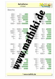 Multiplikation das vielfache von 10 und 100 arbeitsblatt. Multiplikation Mit Zehnerzahlen Klasse 4 Mathiki De