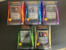 Magic the gathering, magic cards, singles, decks, card lists, deck ideas, wizard of the coast, all of the cards you need at great prices are available at cardkingdom. Unopened Magic The Gathering Commander 2014 Set Of 5 Decks English Mtg For Sale Online Ebay