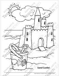 The pdf prints best on standard 8.5 x. Sand Castle Ocean Adventure Coloring Page Printable Coloring Pages