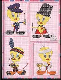 Tweety Bird Cross Stitch Pattern Tweety Bird Vyshivka Ruchnaya Vyshivka Vyazanie
