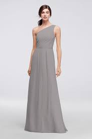 Side Ruched One Shoulder Bridesmaid Dress David S Bridal Davids Bridal Bridesmaid Dresses Bridesmaid Dress Styles One Shoulder Bridesmaid Dresses