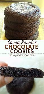 Chocolate Cookies With Cocoa Powder These Delicious Chocolate Cookies With Cocoa Powder Are Perfe Cookie Recipes Cocoa Cocoa Powder Recipes Easy Cookie Recipes