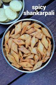 Shankarpali Recipe Spicy Tukkudi Recipe Savory Or Tikhat Shankarpali Recipe Savory Snack Recipes Spicy Snacks Recipes Spicy Recipes