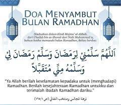 Niat Puasa Dan Doa Doa Di Bulan Ramadan Ramadhan